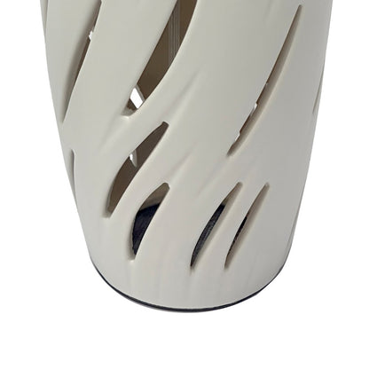 Lotus - 27" Night Light Table Lamp - Set of 2 - White Finish