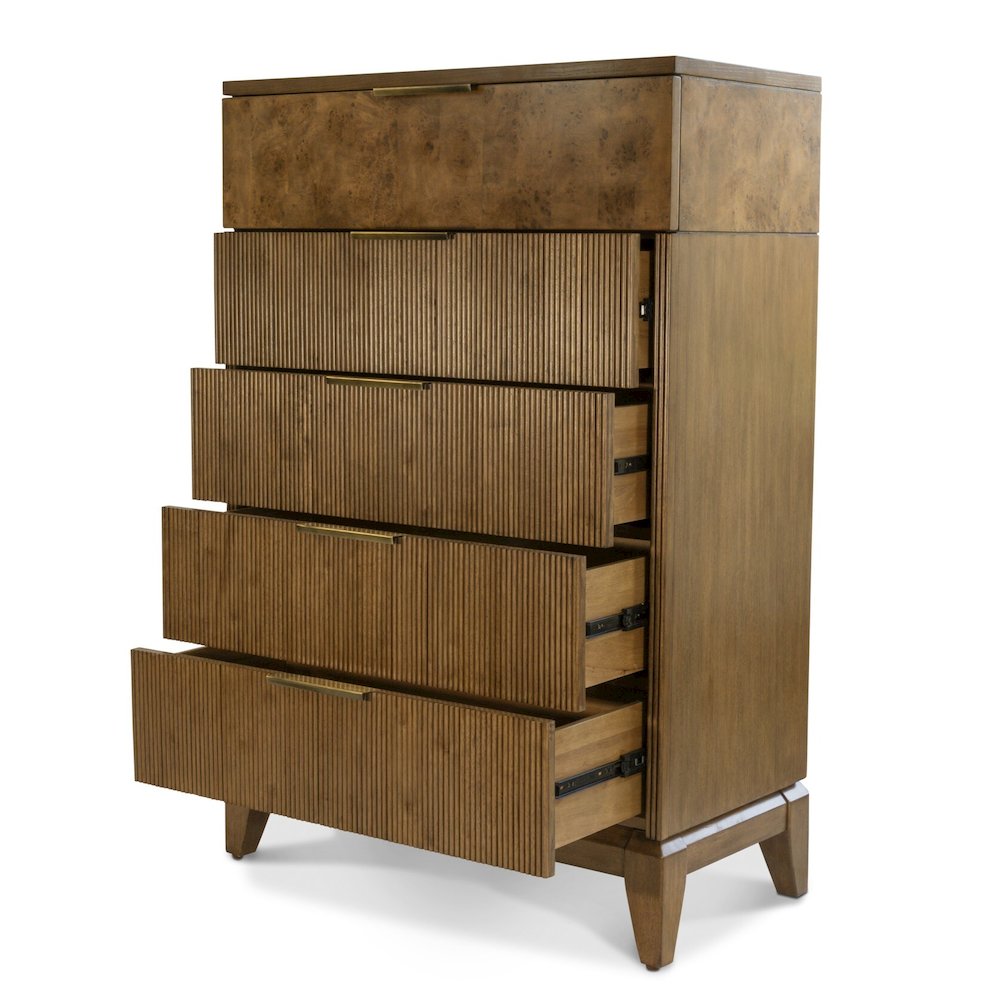 Manhattan Valley - 5 Drawer Chest - Vintage Chestnut Finish