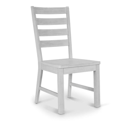 Geneva - Side Chair - Set of 2 - Distressed White Finish