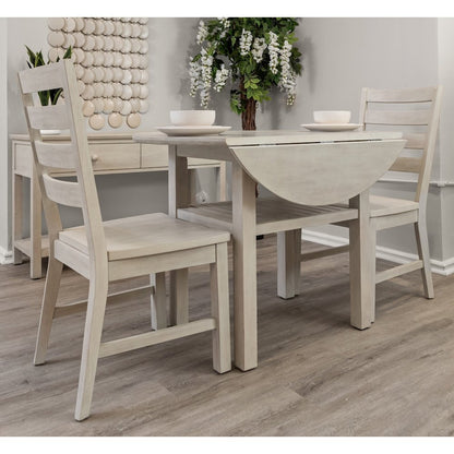 Geneva - Side Chair - Set of 2 - Distressed White Finish
