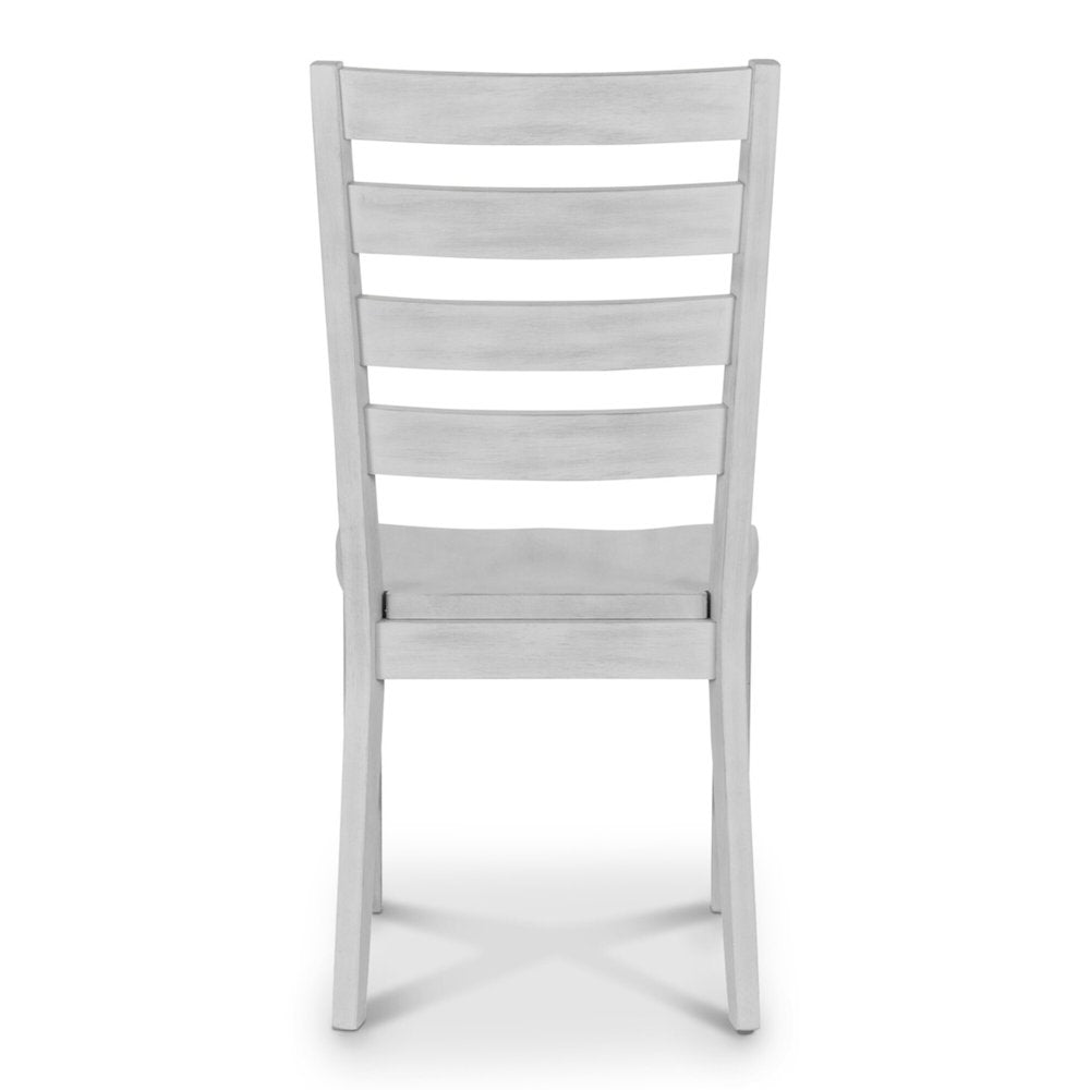 Geneva - Side Chair - Set of 2 - Distressed White Finish