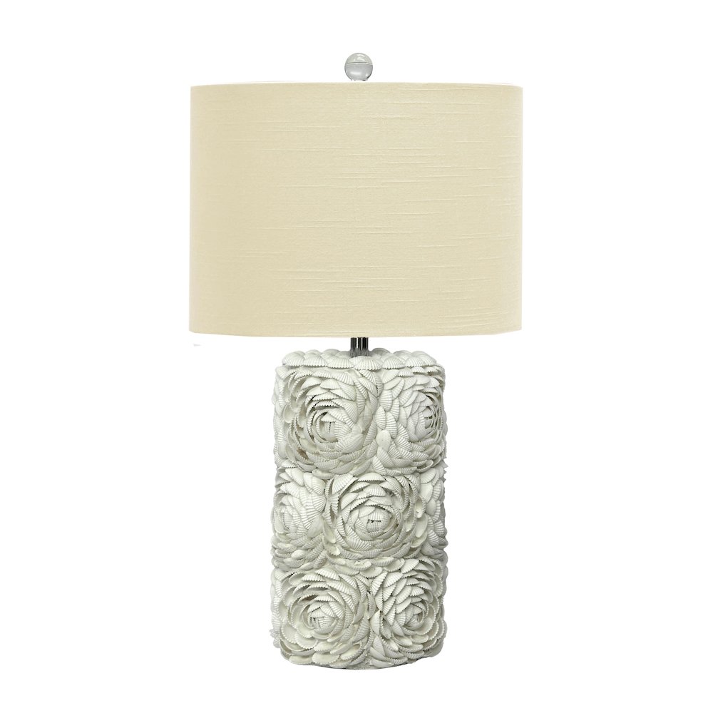Rosa - 25" Table Lamp - Set of 2 - Natural Shell Finish