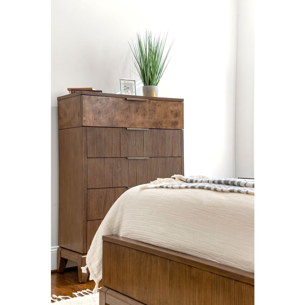 Manhattan Valley - 5 Drawer Chest - Vintage Chestnut Finish