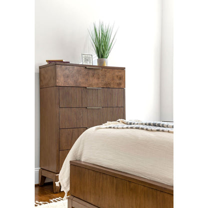 Manhattan Valley - 5 Drawer Chest - Vintage Chestnut Finish