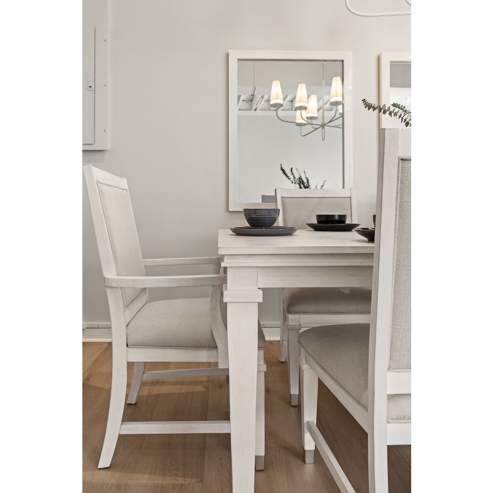 Point Breeze - Extendable Dining Table with Self Storing Leaf (76"-96") - Fresh