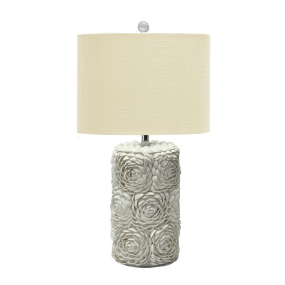 Rosa - 25" Table Lamp - Set of 2 - Natural Shell Finish