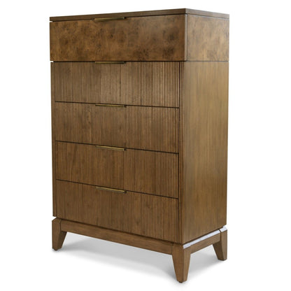 Manhattan Valley - 5 Drawer Chest - Vintage Chestnut Finish