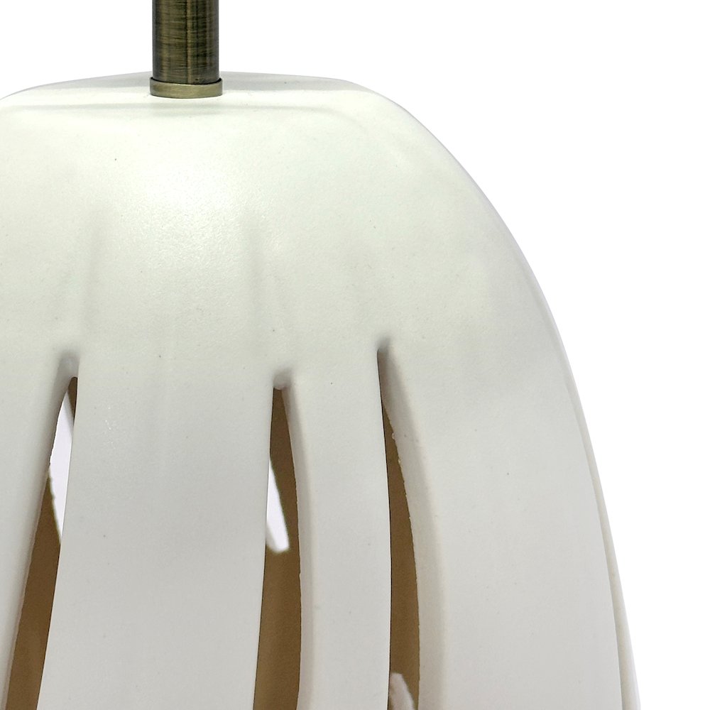 Lotus - 27" Night Light Table Lamp - Set of 2 - White Finish