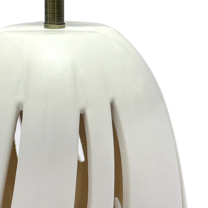 Lotus - 27" Night Light Table Lamp - Set of 2 - White Finish