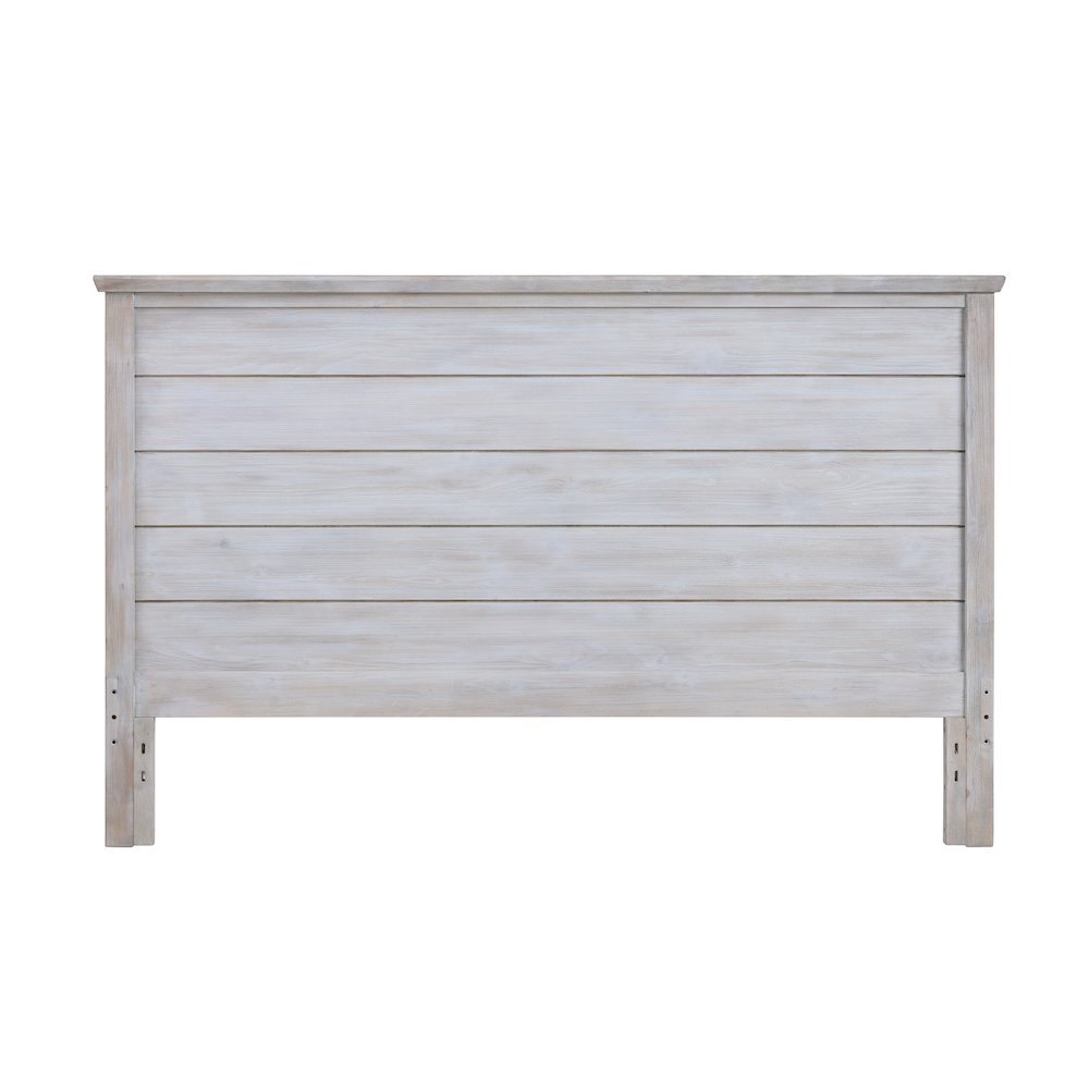 Geneva - Headboard - King - Distressed White Finish