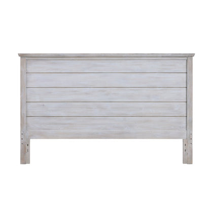 Geneva - Headboard - King - Distressed White Finish