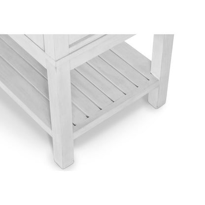 Geneva - 2-Door / 3-Drawer Credenza - Distressed White Finish