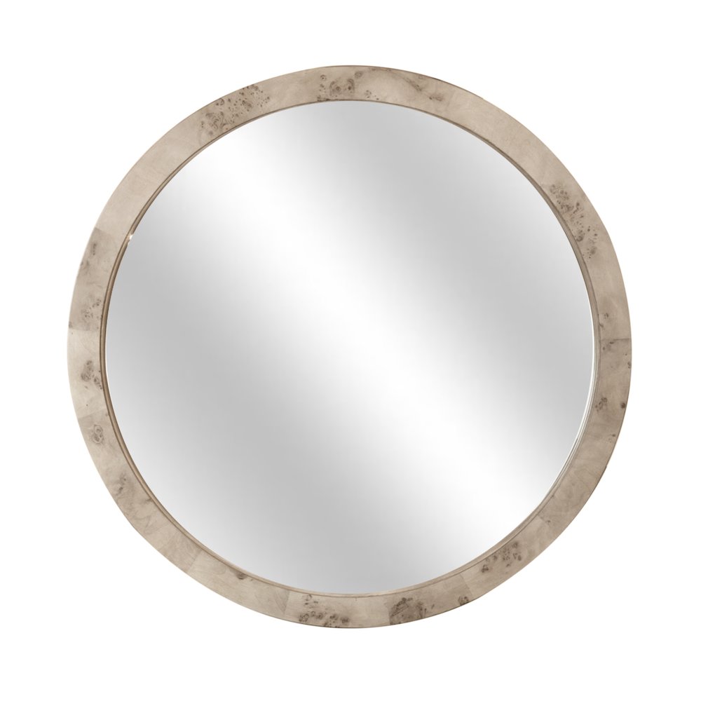 Manhattan Valley - Round Wall Mirror - Dusty Rose Finish