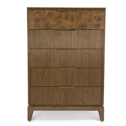 Manhattan Valley - 5 Drawer Chest - Vintage Chestnut Finish