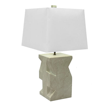 Geo - 27" Table Lamp - Sandstone Finish