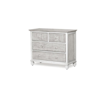 Islamorada - 4 Drawer Chest - Dapple Grey and Blanc Finish