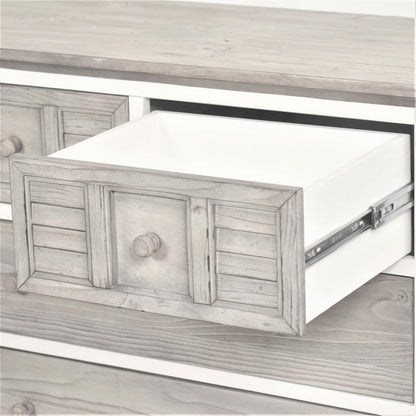 Islamorada - 4 Drawer Chest - Dapple Grey and Blanc Finish