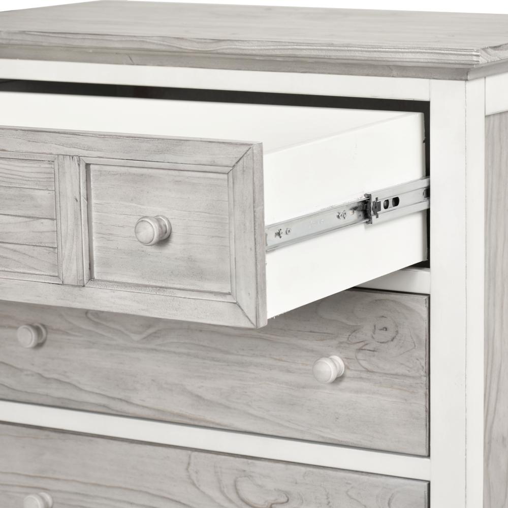 Islamorada - 5 Drawer Chest - Dapple Grey and Blanc Finish