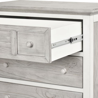 Islamorada - 5 Drawer Chest - Dapple Grey and Blanc Finish