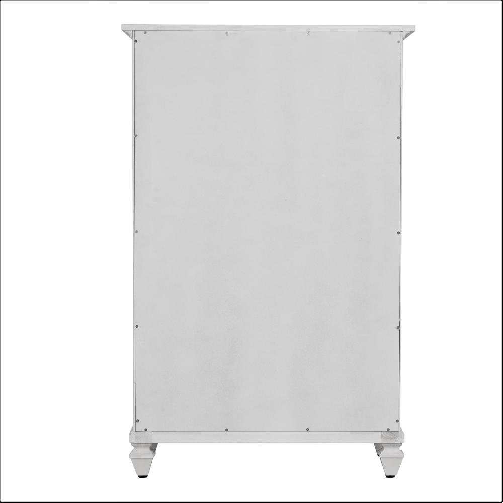 Surfside - 5 Drawer Chest - Weathered White Finish