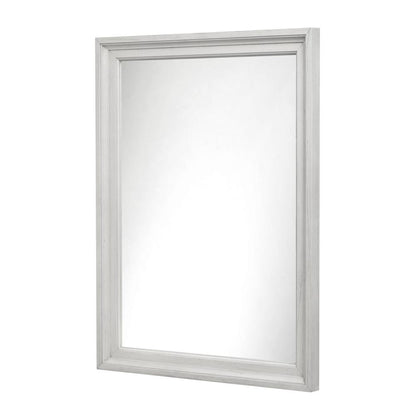 Surfside - Rectangular Dresser Mirror - Weathered White Finish