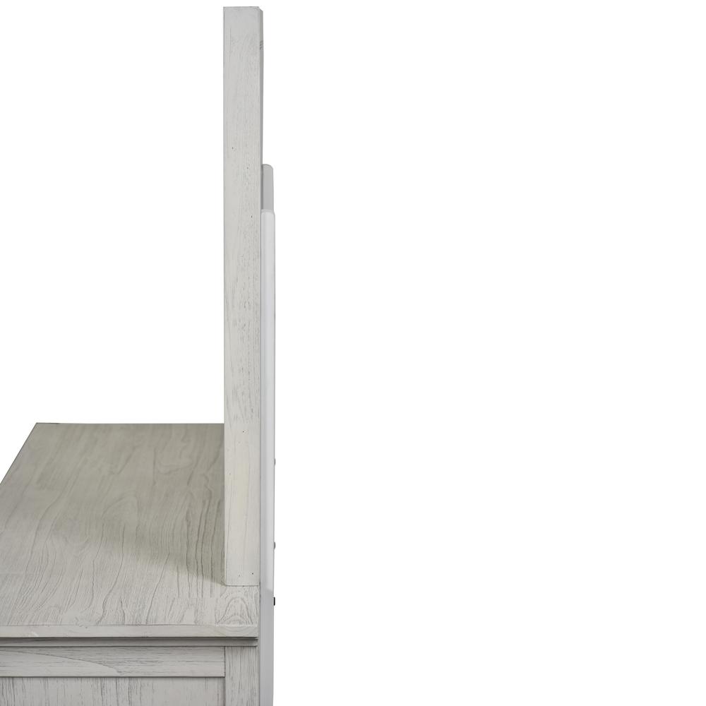 Surfside - Rectangular Dresser Mirror - Weathered White Finish