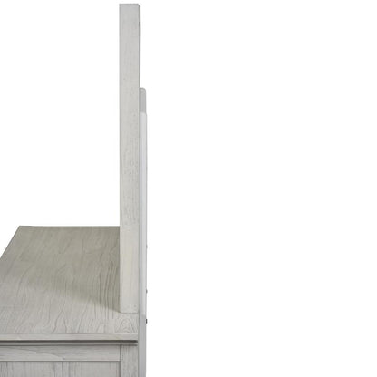 Surfside - Rectangular Dresser Mirror - Weathered White Finish