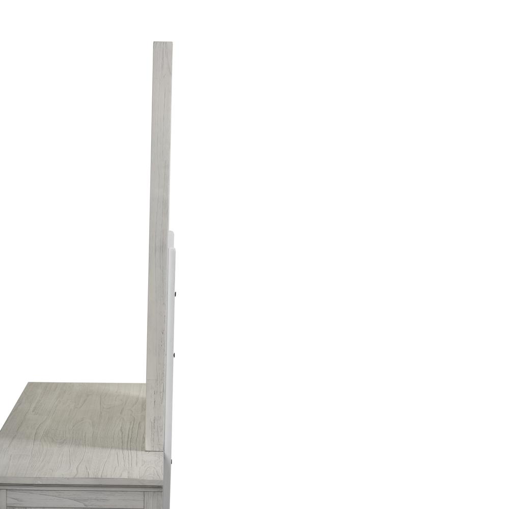 Surfside - Rectangular Dresser Mirror - Weathered White Finish