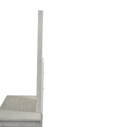 Surfside - Rectangular Dresser Mirror - Weathered White Finish