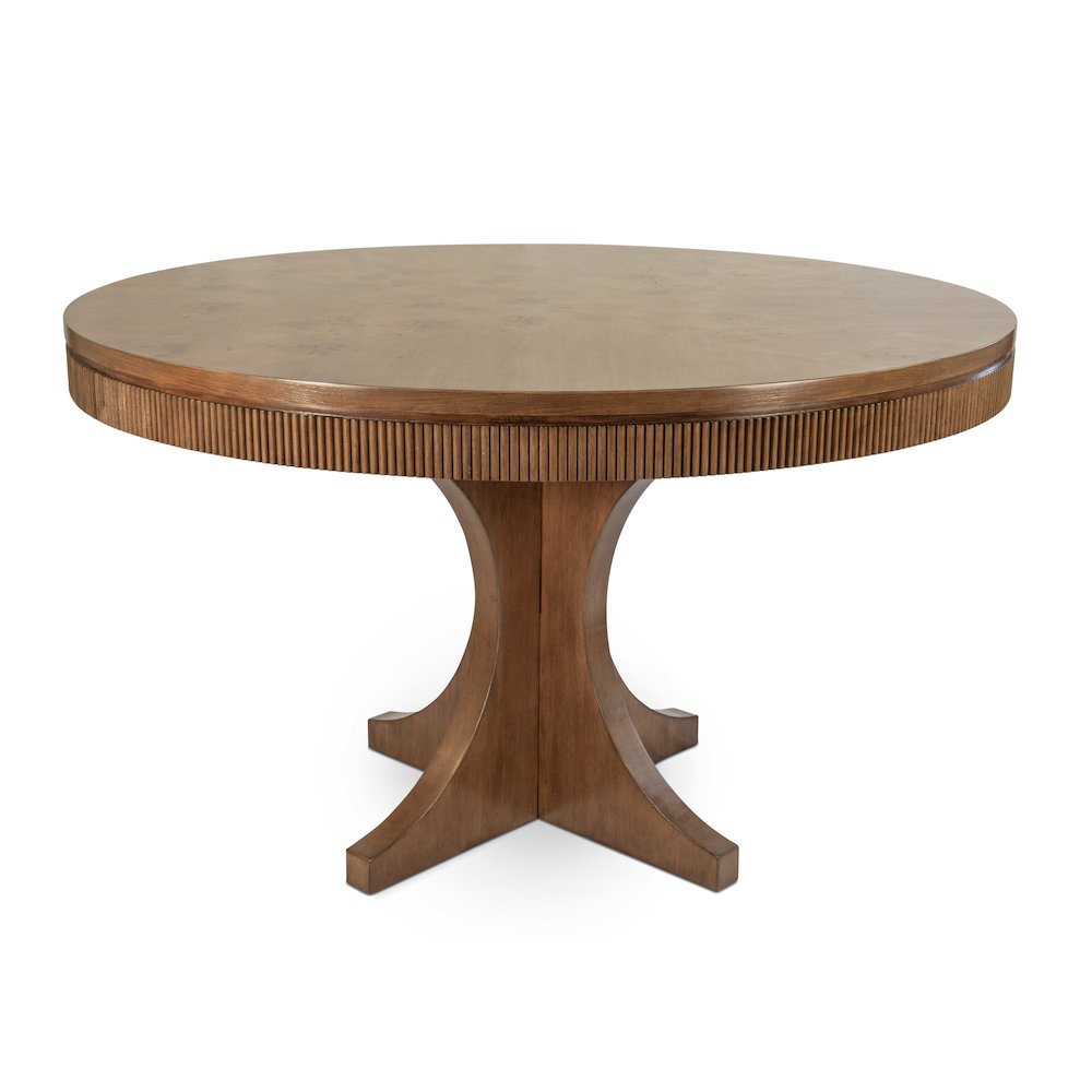Manhattan Valley - 50" Round Dining Table - Vintage Chestnut Finish