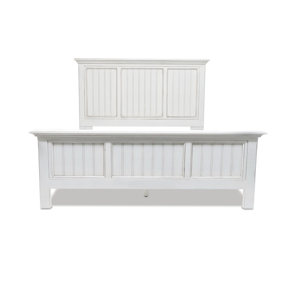 Monaco - Bed - Queen - Blanc Finish