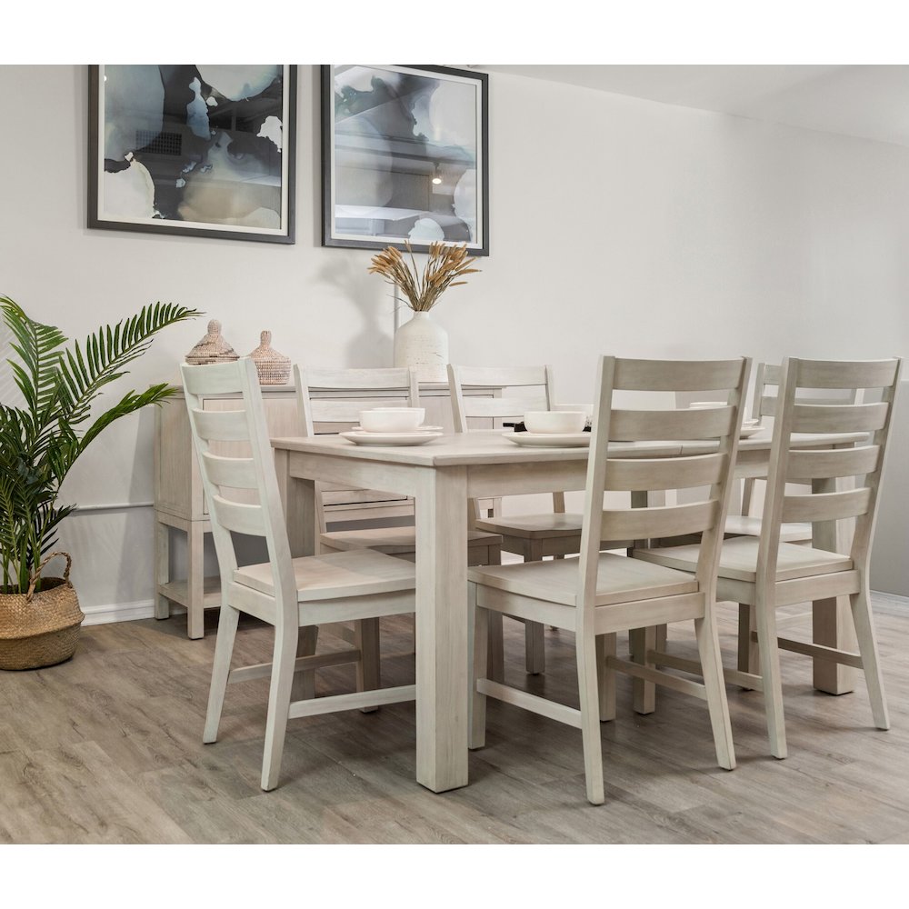 Geneva - Side Chair - Set of 2 - Distressed White Finish