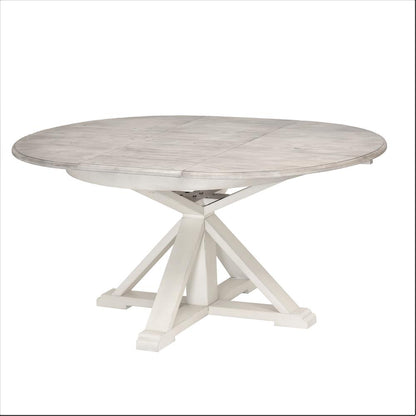 Islamorada - 45" Round Dining Table with 18" Butterfly Leaf Extension - Dapple