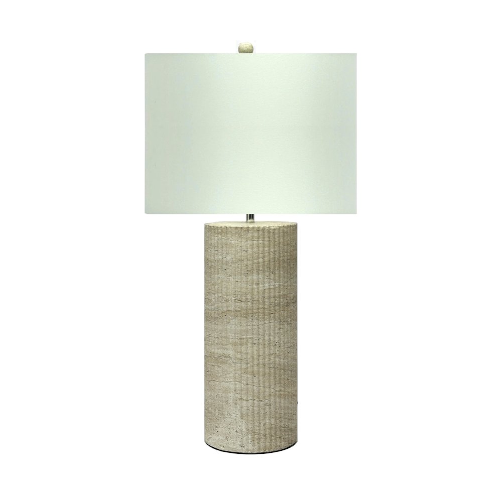 Athens - 35" Table Lamp - Set of 2 - Aged Stone Finish