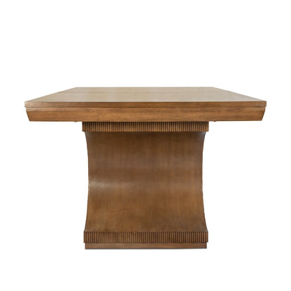 Manhattan Valley - Double Pedestal Dining Table with 18" Leaf (72"-90")