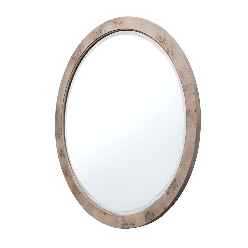 Manhattan Valley - Round Wall Mirror - Dusty Rose Finish