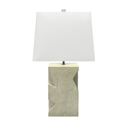 Geo - 27" Table Lamp - Sandstone Finish