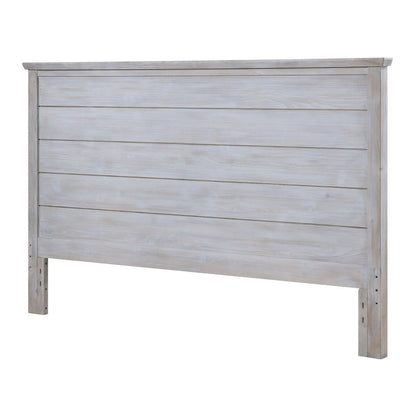 Geneva - Headboard - King - Distressed White Finish