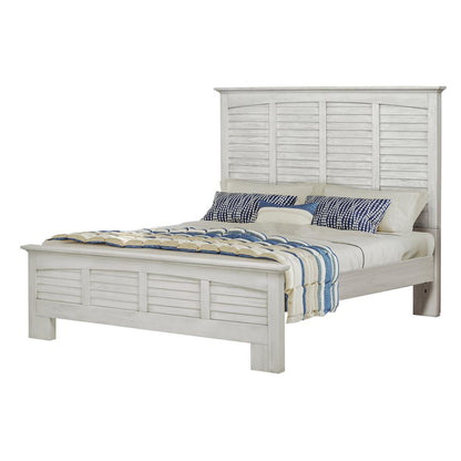 Surfside - Headboard - King - Weathered White Finish