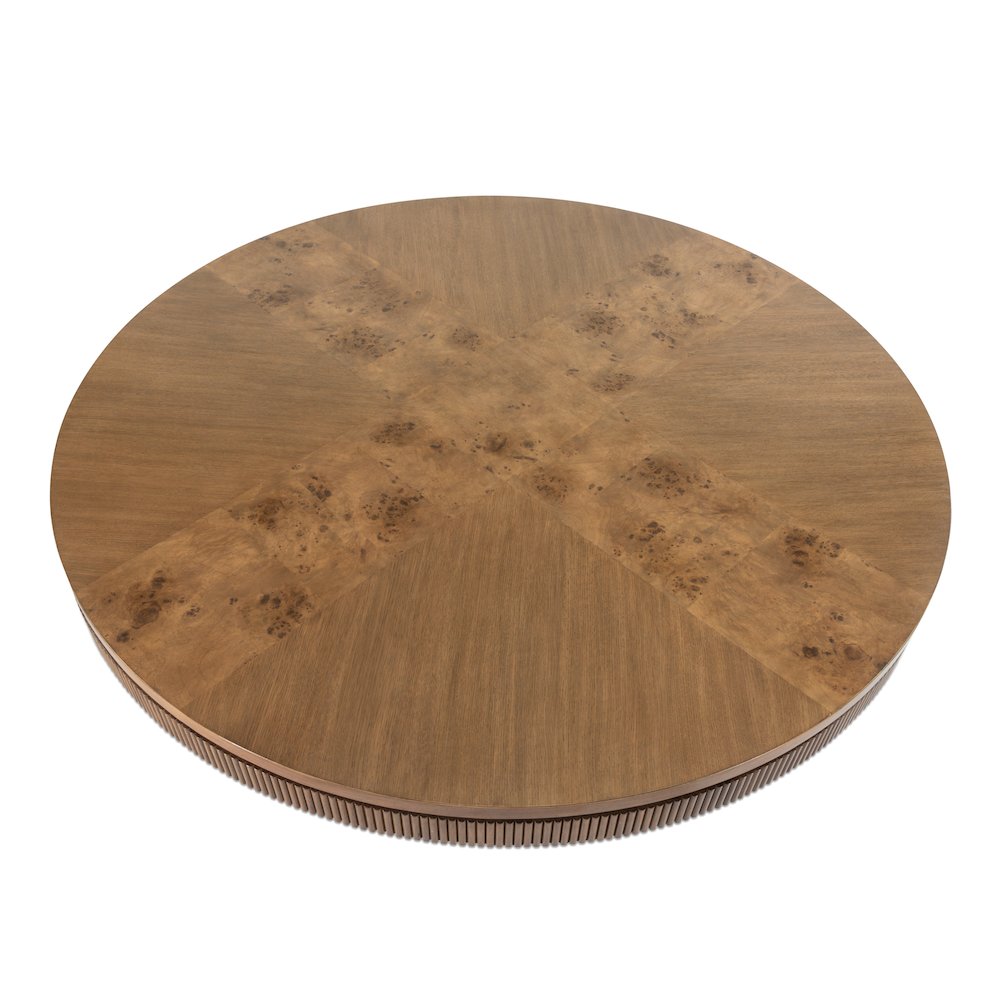 Manhattan Valley - 50" Round Dining Table - Vintage Chestnut Finish