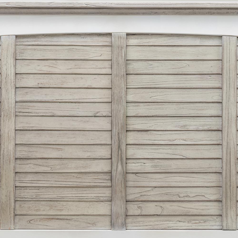 Islamorada - Headboard - Queen - Dapple Grey and Blanc Finish