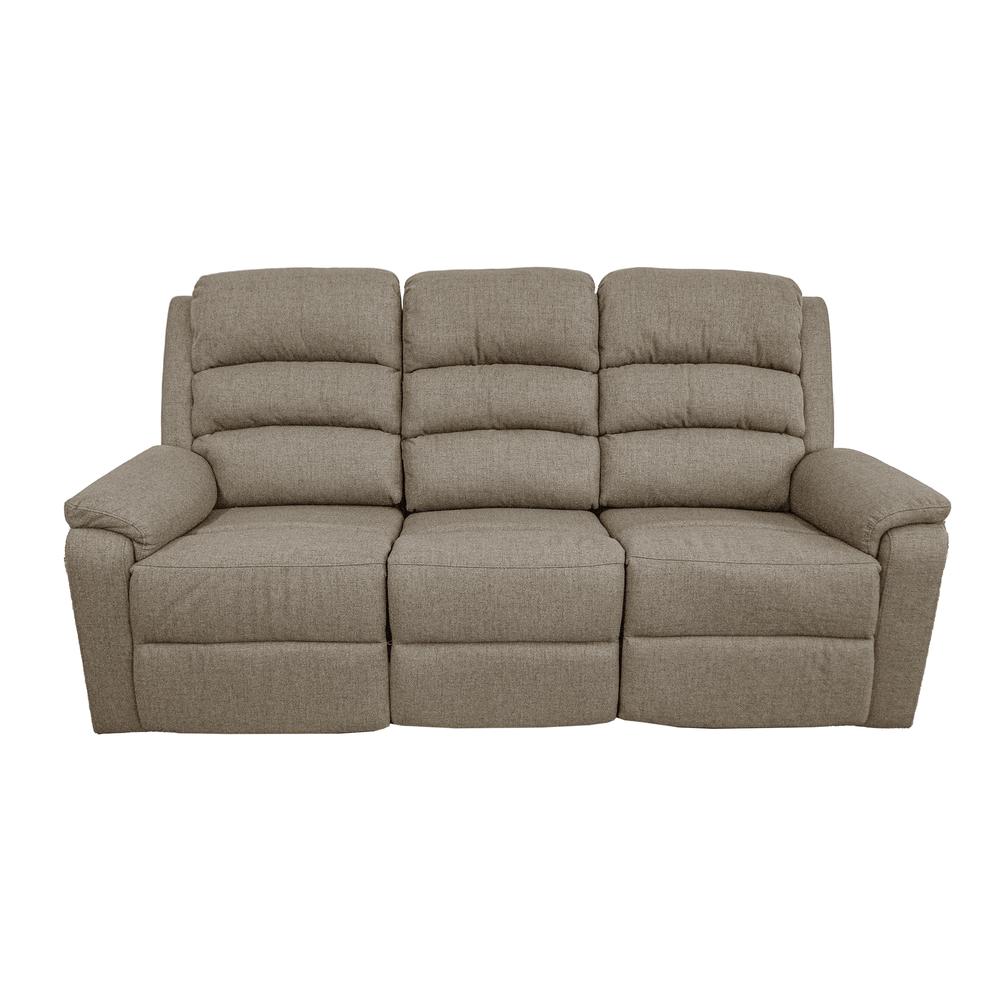 Manual Sofa Recliner in Light Brown