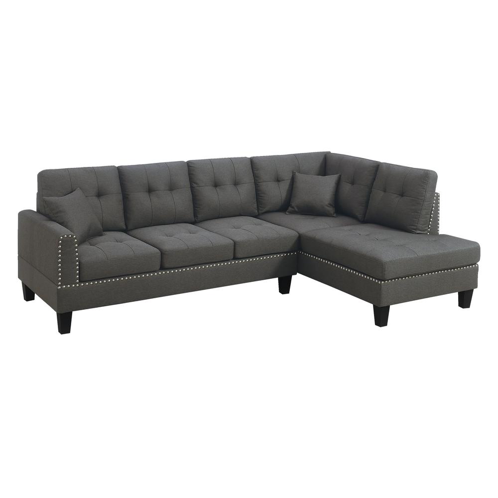 2-piece Sectional Set in Dark Coffee