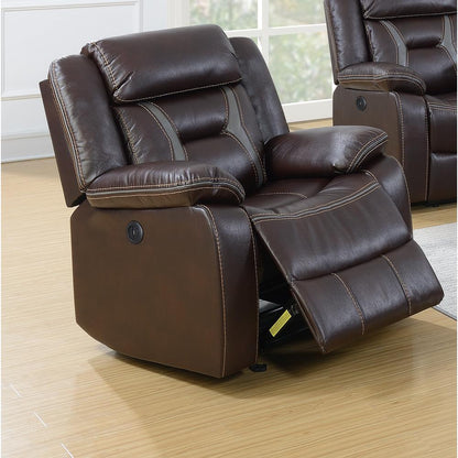 Power Recliner-Chocolate