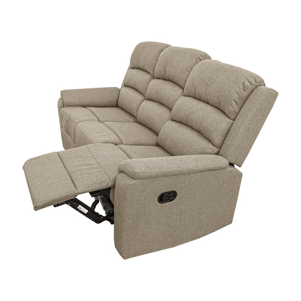 Manual Sofa Recliner in Light Brown