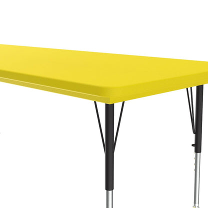 Commercial Blow-Molded Plastic Top Activity Tables 30x72"
