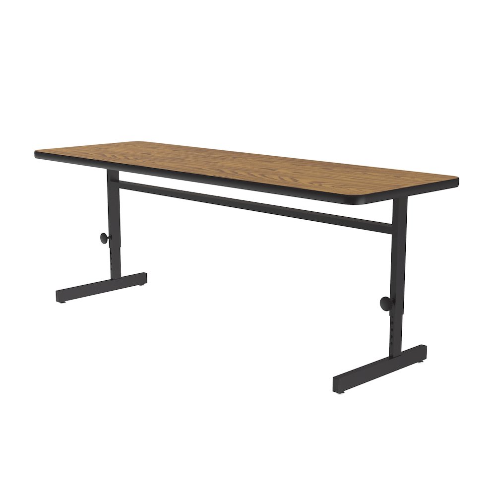 Adjustable Height Commercial Laminate Top Computer/Student Desks 24x72"