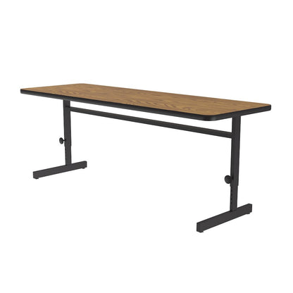 Adjustable Height Commercial Laminate Top Computer/Student Desks 24x72"