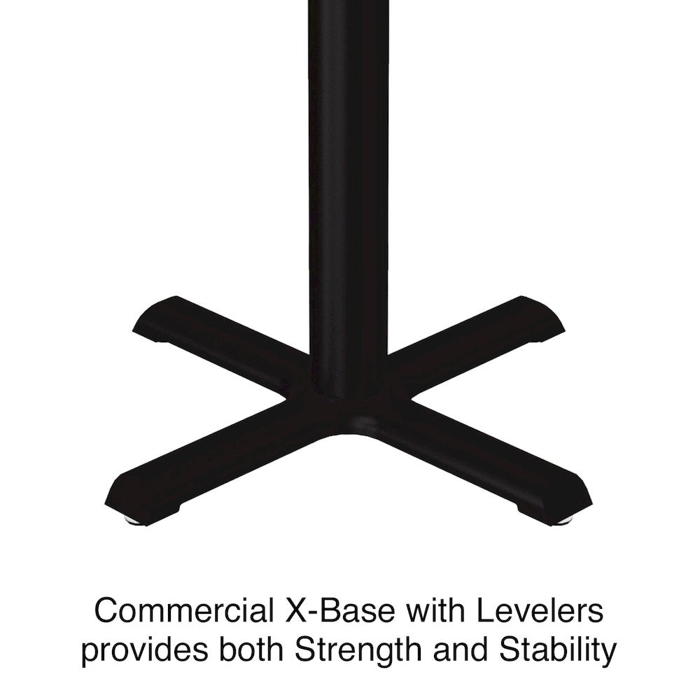 Table Height Deluxe High-Pressure Café and Breakroom Table 48x48"