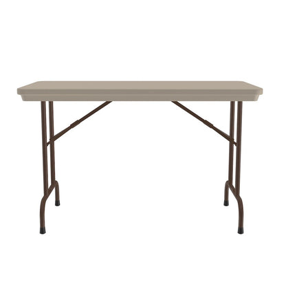Correctional Tamper-Resistant Blow-Molded Plastic Folding Table 24x48